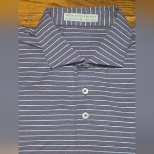 Holderness & Bourne The Springer Airation Shirt: Heathered Amherst/White/Bedford